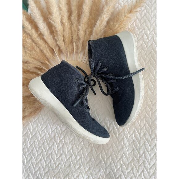 Allbirds Mizzle Wool Sneakers Size 5 Charcoal Gray - Picture 4 of 9